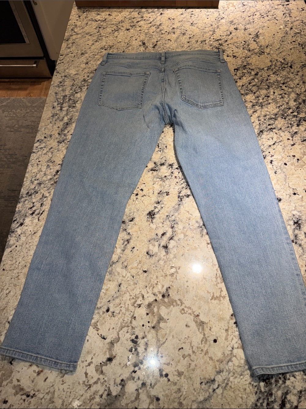 Frame Light Blue Slim Straight Jeans - Picture 2 of 11
